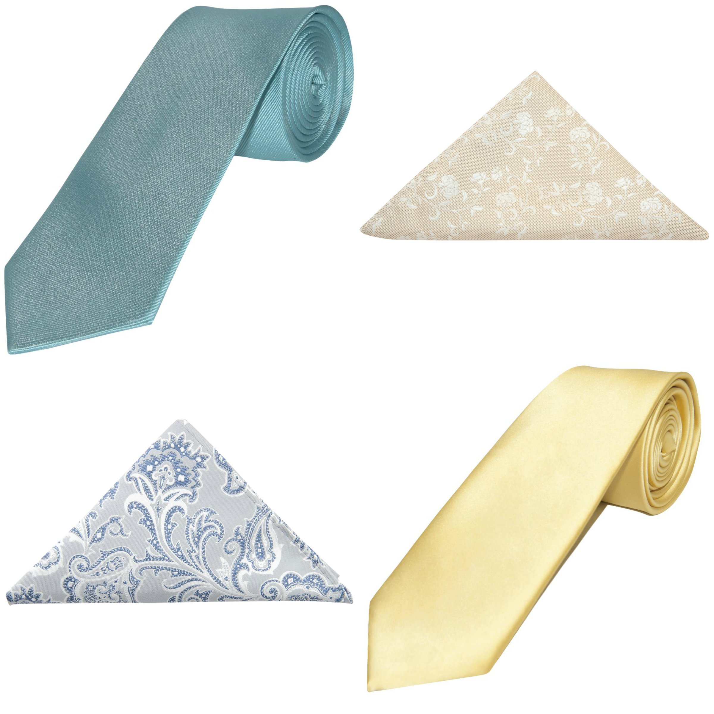 Mix And Match Ties & Pocket Squares