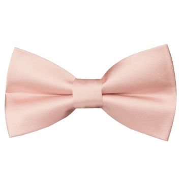 END OF SEASON STOCK Pre Tied Blush Pink Satin Silk Boys Bow Tie Age 8-11