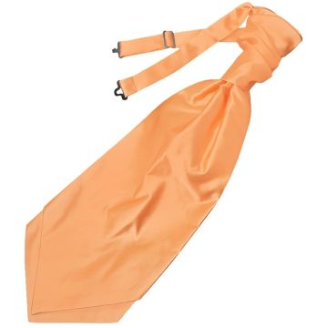 Plain Peach Satin Men's Cravat Tie