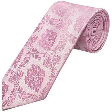 Dusty Pink Paisley Classic Men's Tie