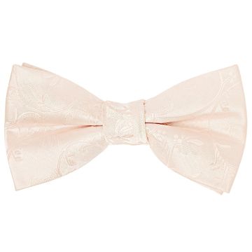 Pre Tied Blush Floral Boys Bow Tie Age 8-11