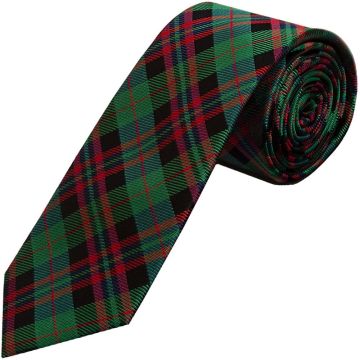 Green and Red Tartan Silk Classic Men's Tie