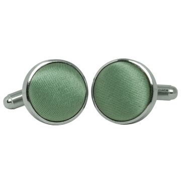 Plain Seagrass Satin Cufflinks