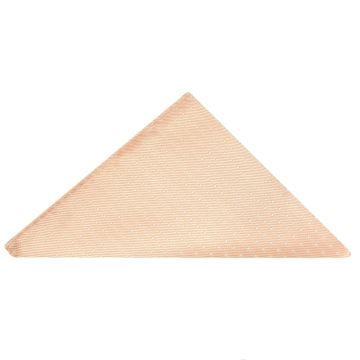 Peach and White polka dot Pocket Square