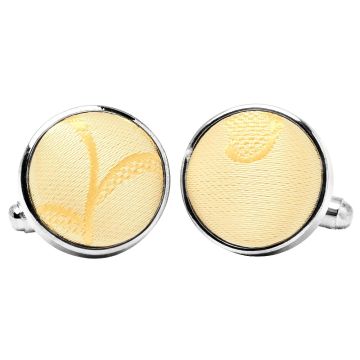 Gold Floral Cufflinks