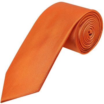 Orange Silk Twill Classic Men's Tie