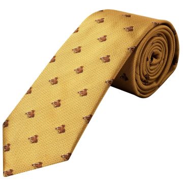 Gold Horse Head Classic Men's Tie