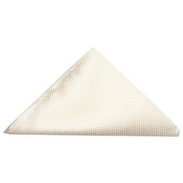 Ivory Diamond Pocket Square