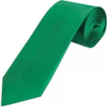 Plain Emerald Green Satin Classic Men's Tie