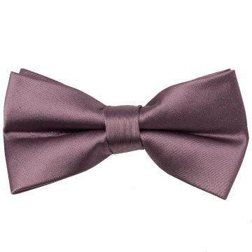 Pre Tied Plain Mauve Boys Bow Tie Age 8-11