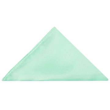 Plain Mint Green Pocket Square