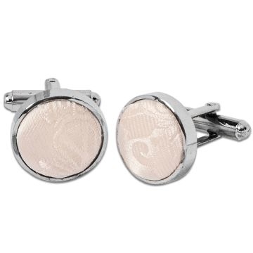 Blush Paisley Cufflinks