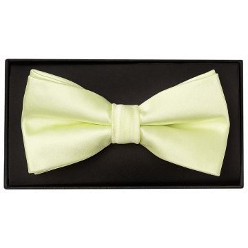 Plain Willow Green Handmade Mens Bow Tie
