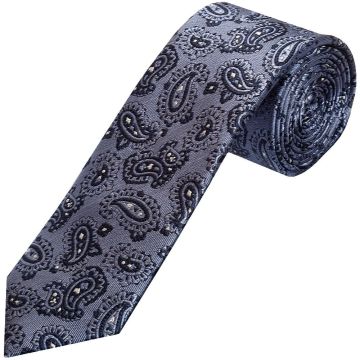 Blue Mini Paisley Silk Classic Men's Tie