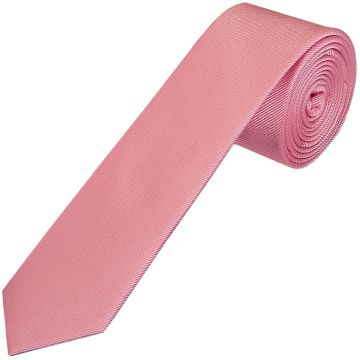 Light Pink Twill Skinny Silk Men's Tie