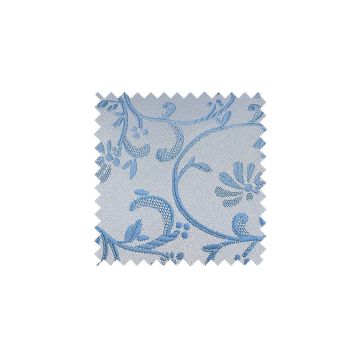 Plain Dusty Blue Floral Swatch - DBWF1