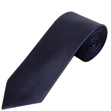 Navy Twill Silk Classic Men's Tie