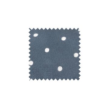 Navy Large White Spot Swatch - NYLS1