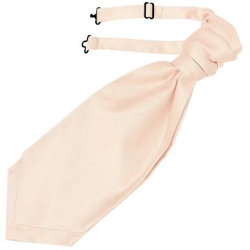 Plain Blush Satin Men's Cravat Tie