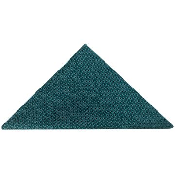Teal Textured Pocket Square