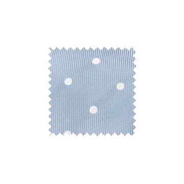 Dusty Blue Large White Spot Swatch - DBLS1