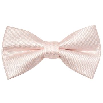 Pre Tied Blush Polka Dot Boys Bow Tie Age 4-7