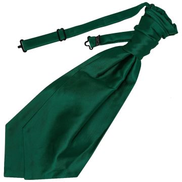Bottle Green Satin Men's Cravat Tie