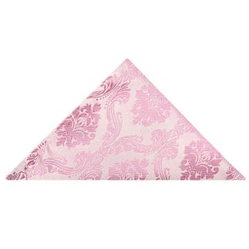 Dusty Pink Paisley Pocket Square