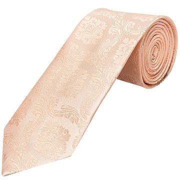 Light Peach Paisley Classic Men's Tie