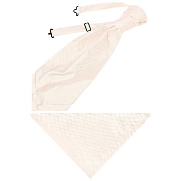 Blush Diamond Men's Cravat Tie and Pocket Square Set