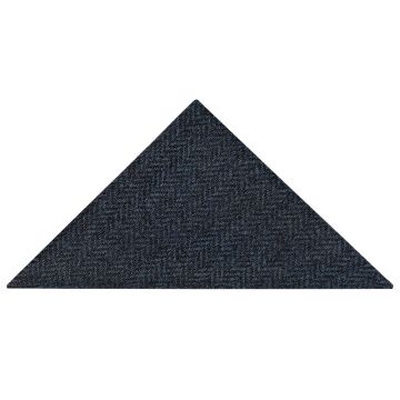 Blue Herringbone Pocket Square
