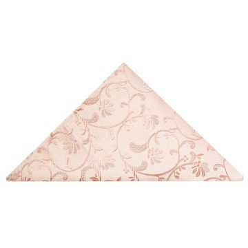 Rose Quartz Floral Pocket Square