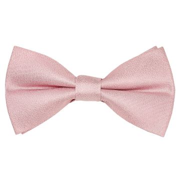 Pre Tied Dusty Rose Silk Boys Bow Tie Age 8-11
