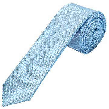 Dusty Blue Textured Skinny Tie