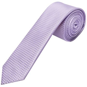 Lilac Textured Skinny Tie 