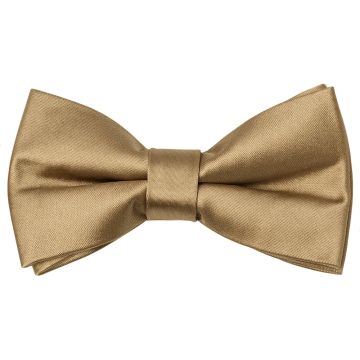 Pre Tied Iced Coffee Satin Boys Bow Tie Age 4-7