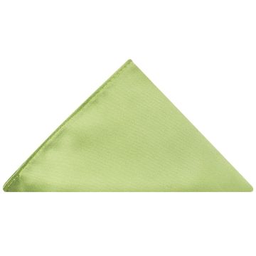 Plain Satin Light Sage Pocket Square