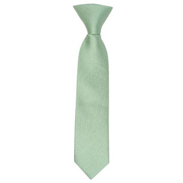 Pre Tied Sea Grass Silk Boys Tie Age 4-7