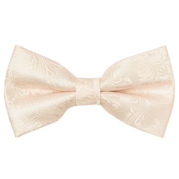 Pre Tied Blush Paisley Boys Bow Tie Age 4-7