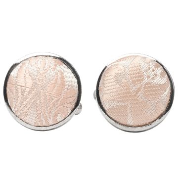 Nude Paisley Cufflinks