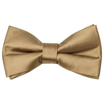 Pre Tied Iced Coffee Satin Boys Bow Tie Age 8-11