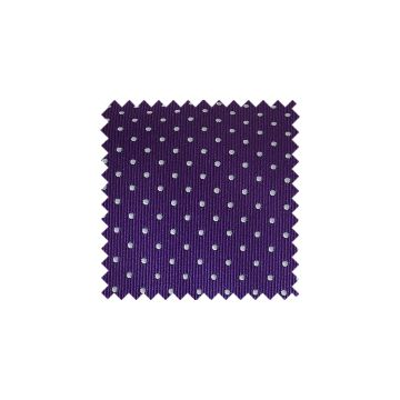 Purple and White Polka Dot Swatch - PUPD1