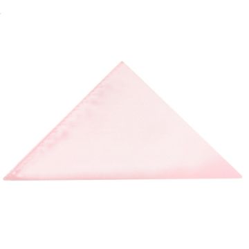 Baby Pink Satin Pocket Handkerchief