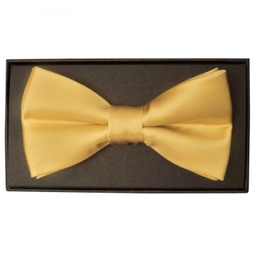 Plain Caramel Mens Bow Tie