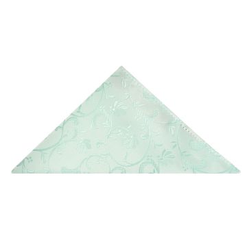 Mint Green Floral Pocket Square