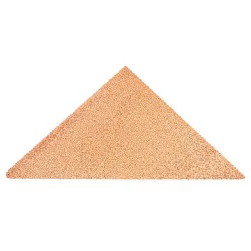 Plain Peach Textured Silk Pocket Square