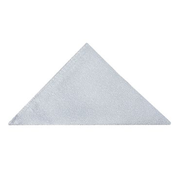 Plain Light Blue Textured Silk Pocket Square