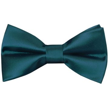 Pre Tied Dark Teal Boys Bow Tie Age 18 Months-3 Years