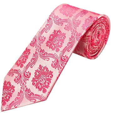 Light Coral Paisley Classic Men's Tie