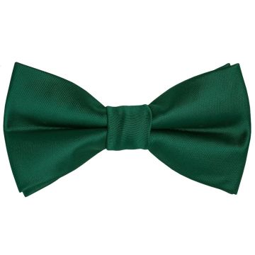 Pre Tied Bottle Green Boys Bow Tie Age 18 Months-3 Years